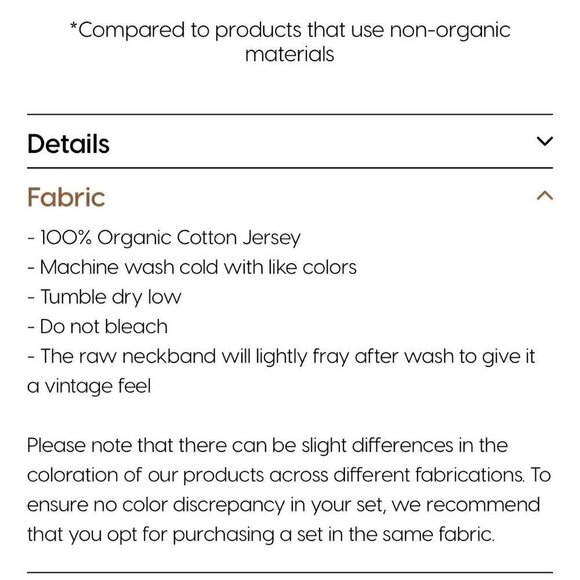 NWT MATE the Label Sage Organic Cotton Raw Neck Boxy Tee - Size 3X - Picture 10 of 12